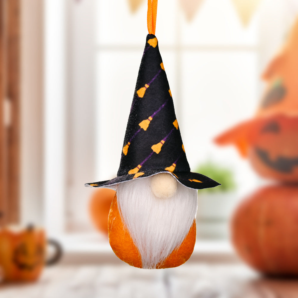 Assorted 2-Piece Halloween Element Gnome Hanging Widgets