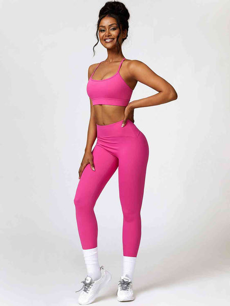 Sport Bra and Leggings Set