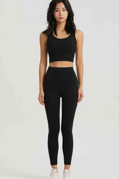 Wide Waistband Sports Leggings